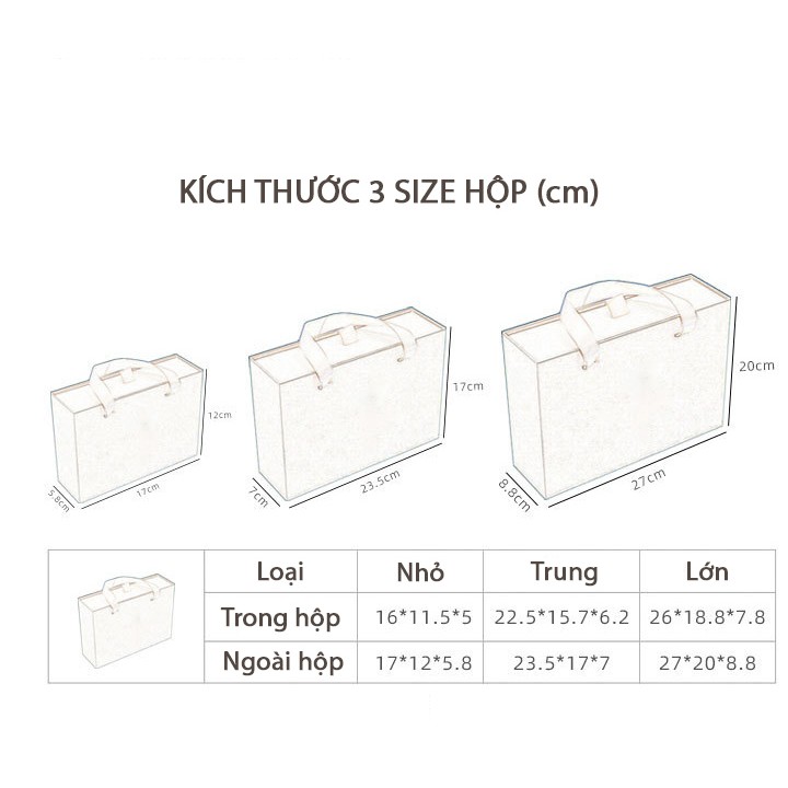 Hộp quà kraft kiểu túi xách cao cấp kèm rơm lót và Thiệp vintage - Hộp đựng quà kraft trang trọng | BigBuy360 - bigbuy360.vn