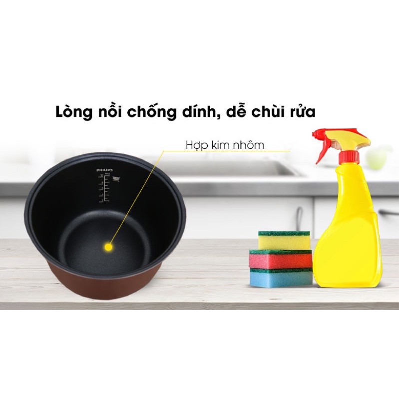 NỒI CƠM ĐIỆN PHILIPS 1,8L HD3115