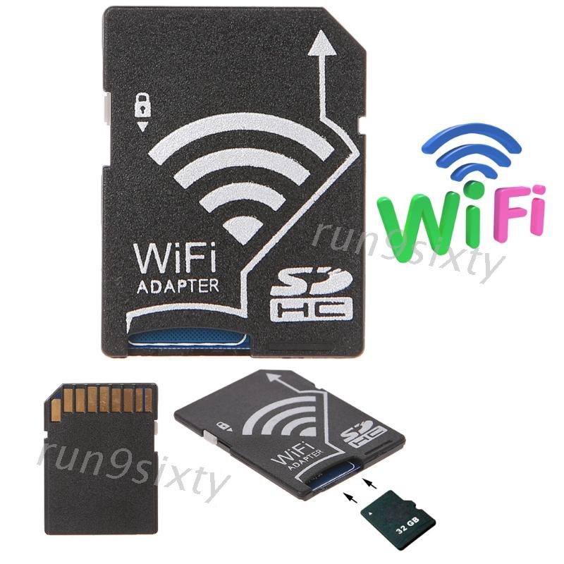 Bộ Chuyển Đổi Thẻ Nhớ Micro Sd Tf Sang Sd Wifi Cho Máy Ảnh / Điện Thoại / Máy Tính Bảng