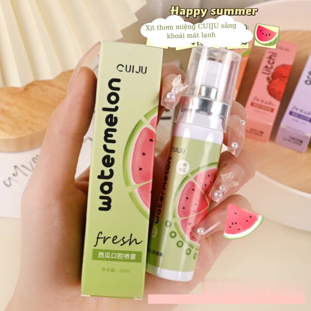 Xịt Thơm Miệng Hoa Quả Thơm miệng sạch sẽ thơm tho