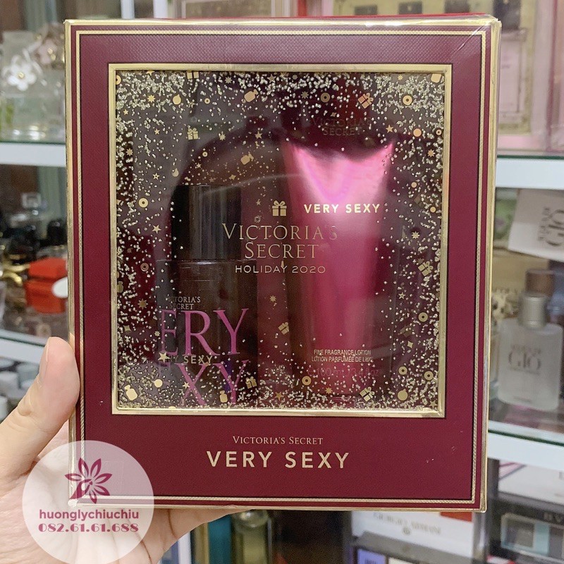 Set xịt thơm và dưỡng thể Victoria’s Secret 75ml Bombshell, Tease, Love, Very Sexy,Bombshell Seduction(body mist+lotion)