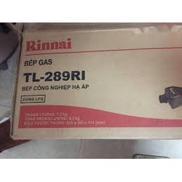 Bếp bàn công nghiệp hạ áp Rinnai đơn TL-289RI