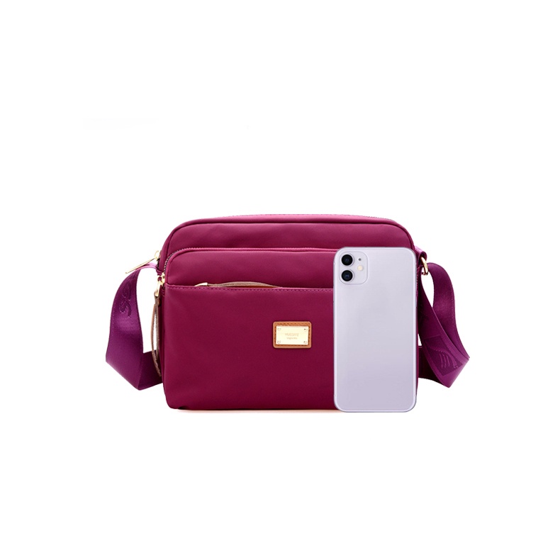 Túi Xách Vải Nylon Nhiều Ngăn Thời Trang Công Sở Cho Nữ