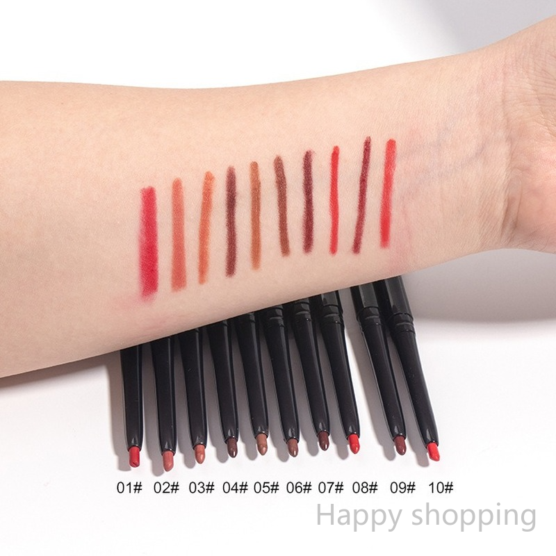 (Hàng Mới Về) Set Chì Kẻ Viền Môi + Son Môi Chống Thấm Nước Không Phai Màu | BigBuy360 - bigbuy360.vn