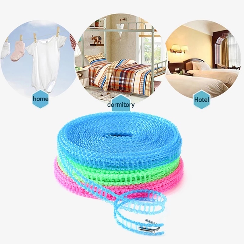 Dây Phơi Quần Áo 3/5M Tiện Lợi Dành Cho Đi Du Lịch