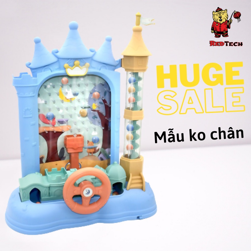 Đồ chơi máy bắt hạt đậu hình lâu đài RedTech, có đèn-nhạc vui nhộn.