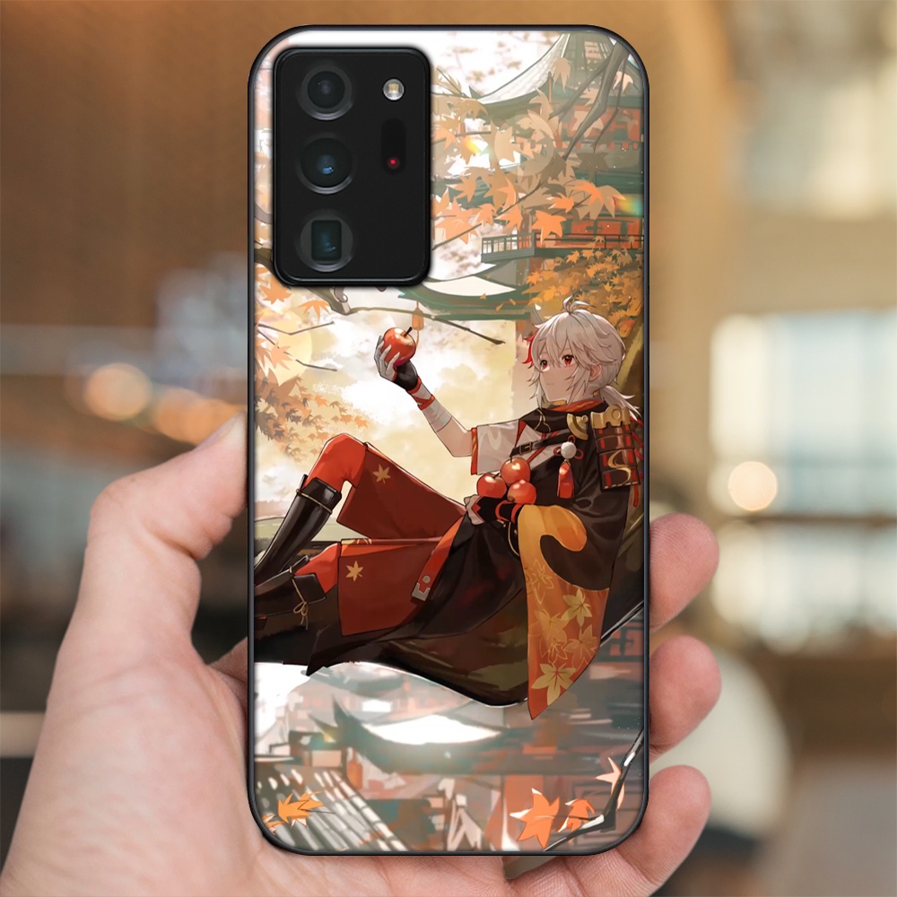 Ốp lưng Samsung Note 20 Ultra viền đen in hình Kazuha Genshin Impact