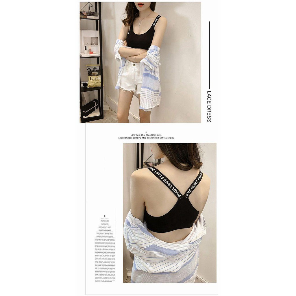 Áo Lót Thể Thao Nữ - Bra Sport Chéo Dây
