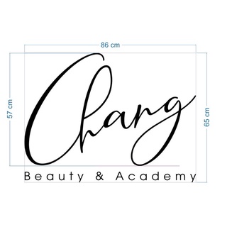 Bộ chữ mica Chang dán tường