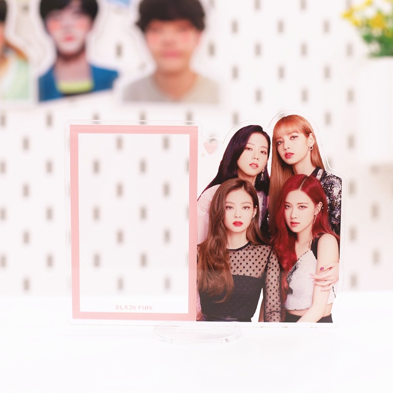Khung ảnh hình nhóm nhạc BLACKPINK Jisoo Jennie Lisa Rose bằng bằng acrylic