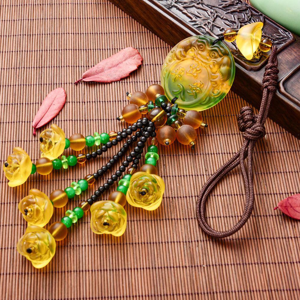 Mặt Dây Chuyền Phong Thủy Trung Hoa Trang Trí Xe Hơi