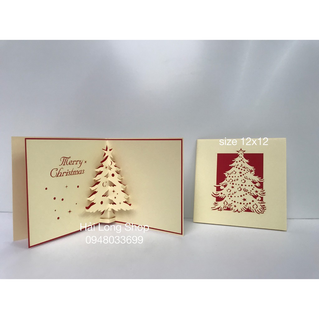 Cây Thông 6 - Noel - Thiệp 3D