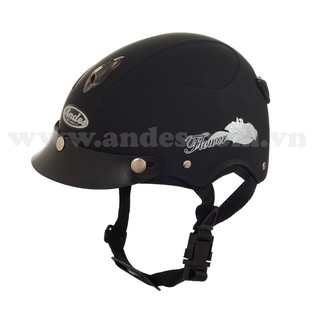NÓN BẢO HIỂM ANDES NHÁM ĐEN