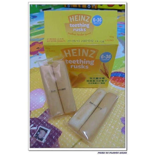 ( KIBO ) Bánh gặm nướu Heinz teething rusks cho bé mọc răng 6-36m 100g