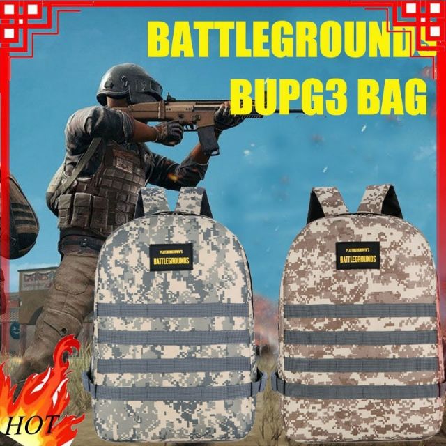 Balo PUBG game level 3 thời trang nam nữ phượt, đi học, du lịch - ba lo LCBL0005