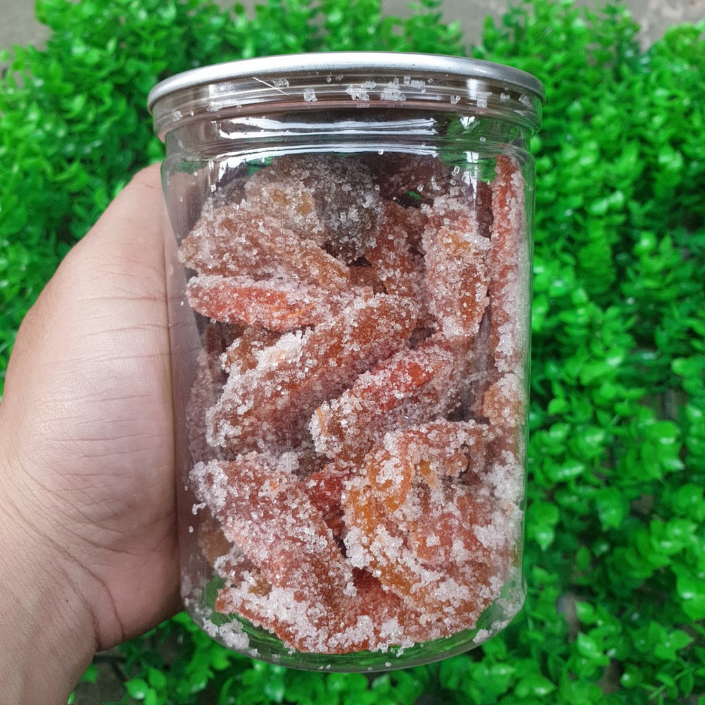 Mứt Cóc Cay Chẻ Lát Lon 500gr