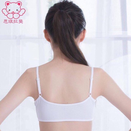Áo Bra Thỏ cotton Học Sinh Có Miếng Đệm 6059