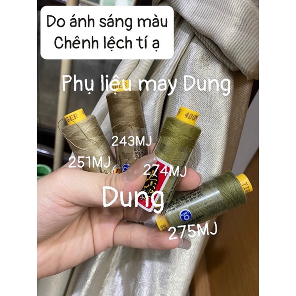 Chỉ tiger nhí 400m tông be-da-nâu