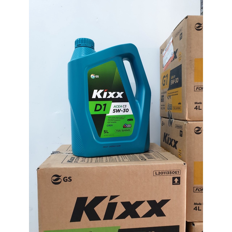 [Dầu Động Cơ Máy Dầu] Kixx D1 C3 5W30 - Gốc Tổng Hợp Đặc Biệt – 5L