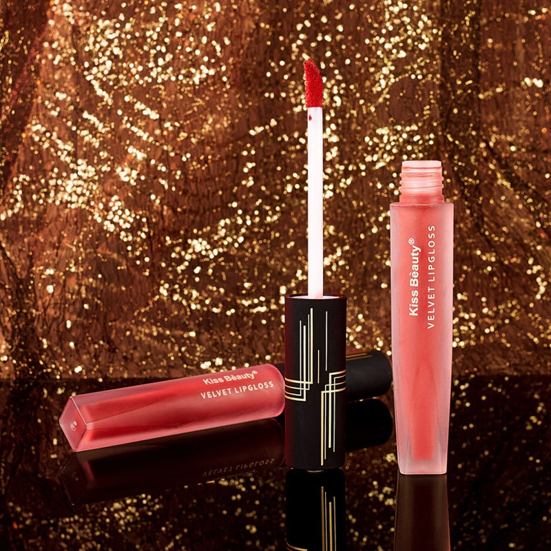 Son môi Kiss beauty kết cấu nhung mượt mịn môi, tông màu siêu đẹp, chống thấm nước, lâu trôi