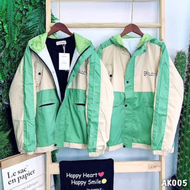 🌈𝐆𝐈𝐀́ 𝐗𝐔̛𝐎̛̉𝐍𝐆💢005 Áo Khoác Kaki - Xanh-Kem 2 Lớp Bomber Jacket Unisex | BigBuy360 - bigbuy360.vn