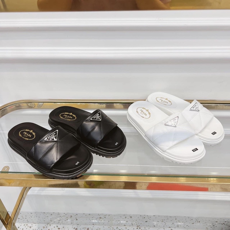 Dép lê pra da đế dày