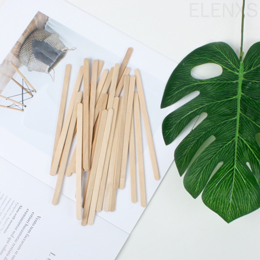 [Hàng mới về] Set 10 que gỗ wax lông dùng 1 lần tiện dụng