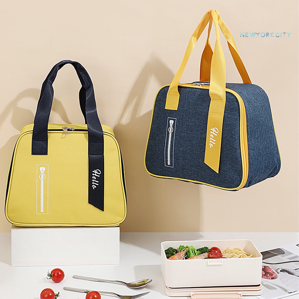 Túi Vải Oxford Ba Lớp Cách Nhiệt Chống Rò Rỉ Sức Chứa Lớn Bảo Vệ Đồ Dùng