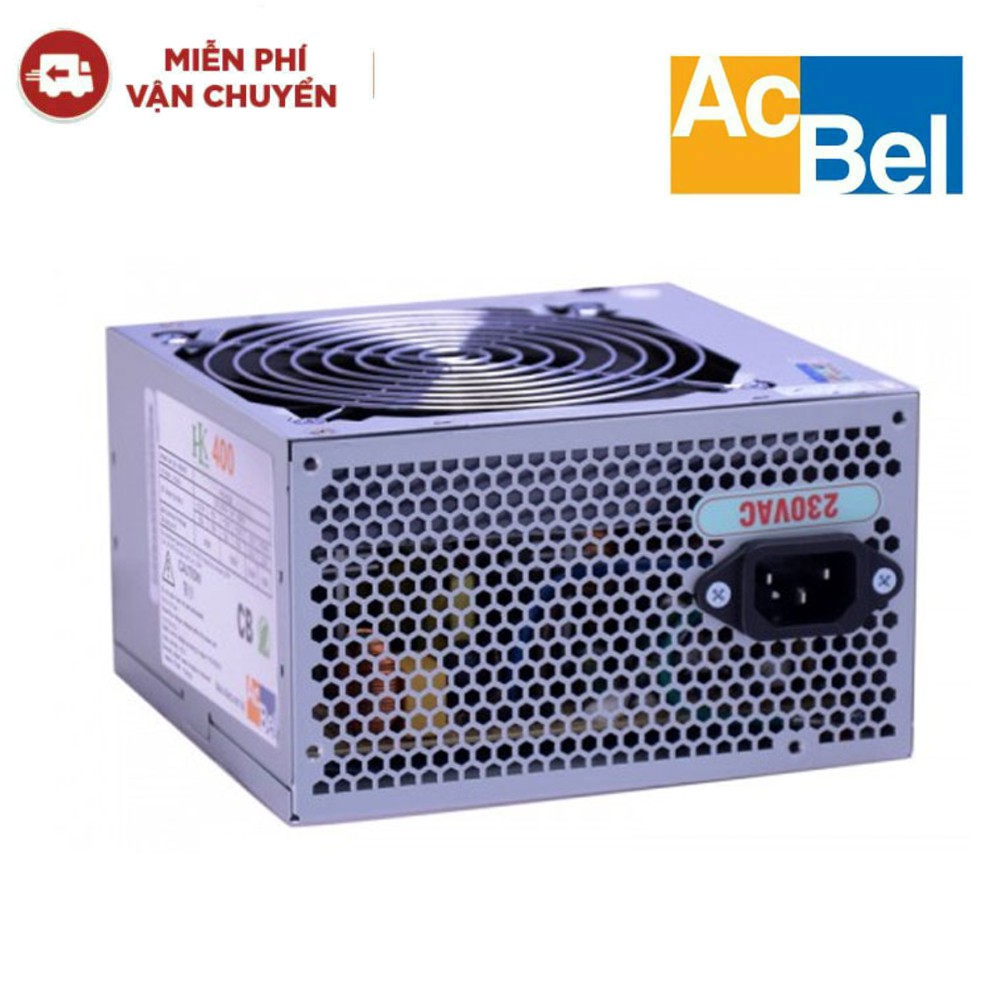 [Mã ELMALLCOIN hoàn 8% xu đơn 499K] Nguồn máy tính AcBel HK400N (400W) - Hàng chính hãng new 100%