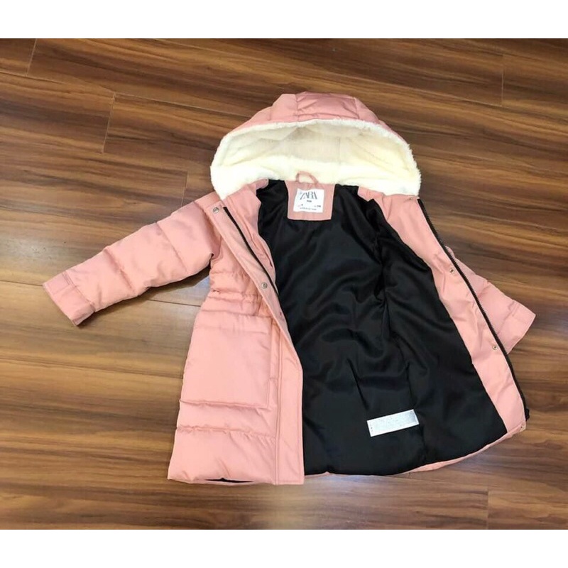 Áo Parka dáng dài bé gái