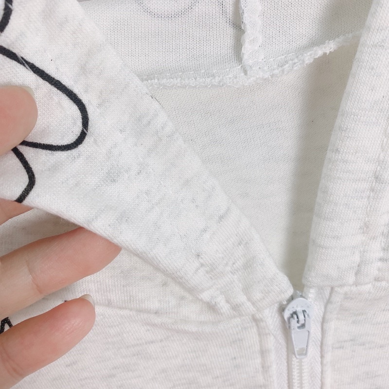 Áo Khoác Hoodie Nữ Hình Gấu Trắng Form Rộng Ulzzang - Áo Khoác Nỉ Dáng Rộng Unisex Hàn Quốc