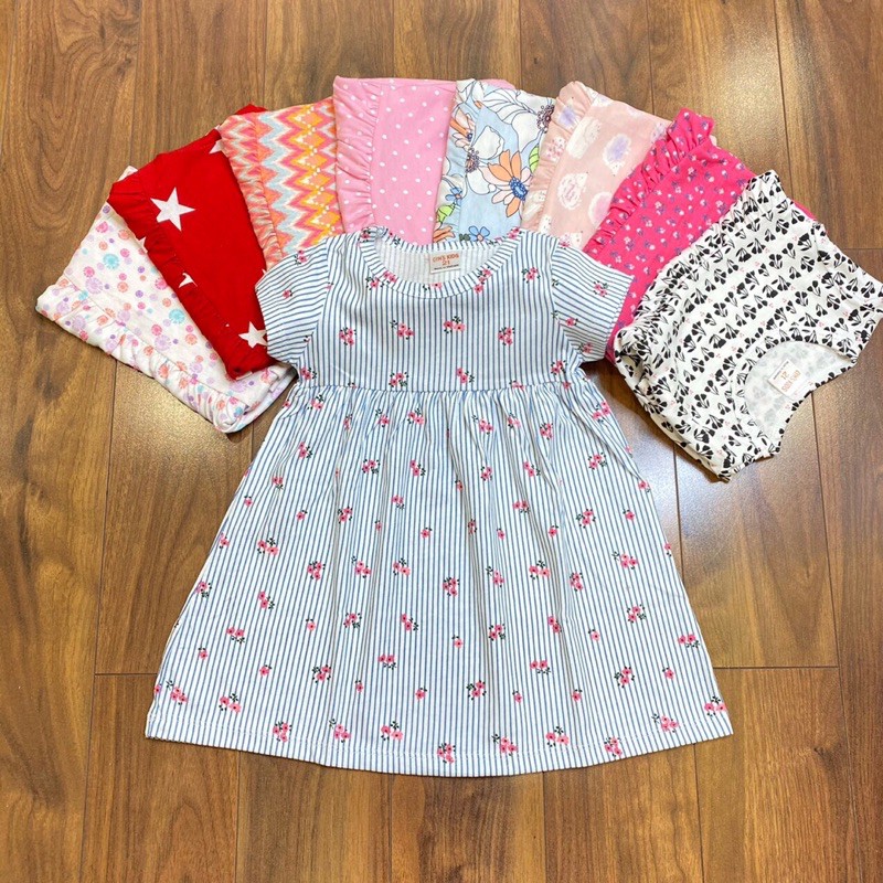 Váy cotton bé gái