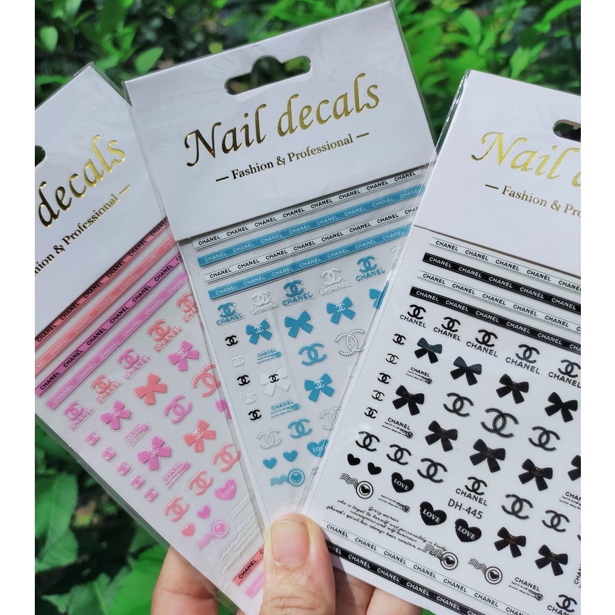 Sticker & Decal dán móng tay sticker nhiều hình nghộ nghĩnh