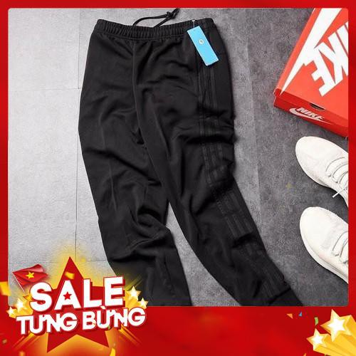 Quần jogger thể thao nam ba sọc đen 114 -Hàng nhập khẩu