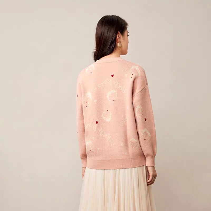 Áo len hồng Hopeshow