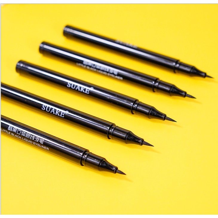 Bút kẻ mắt SUAKE màu đen dạng lỏng chống thấm nước nhanh khô lâu trôi chất lượng cao | BigBuy360 - bigbuy360.vn