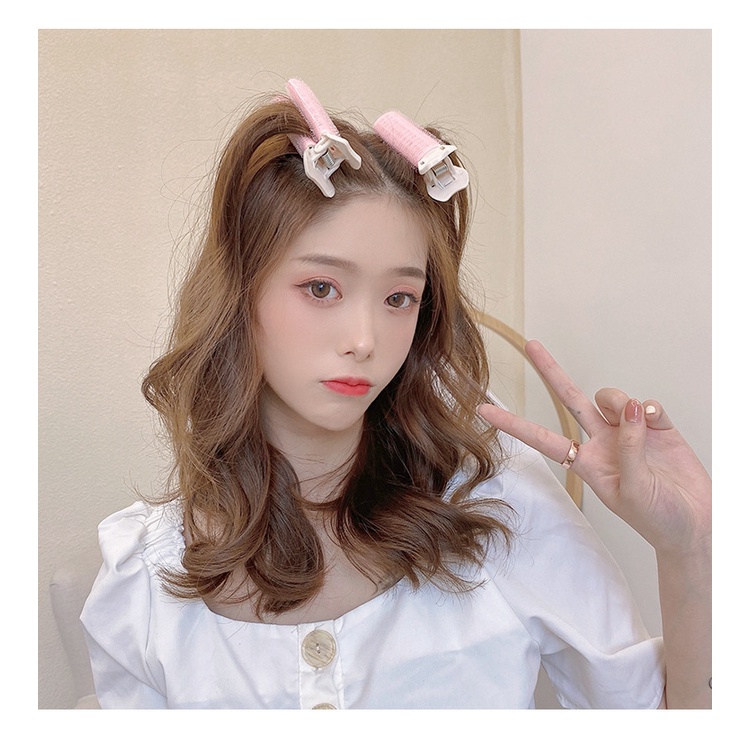Kẹp Tóc Mái Làm Xoăn Không Để Lại Dấu Vết Tiện Dụng