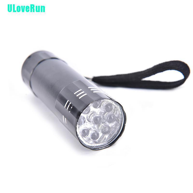 Đèn Pin 9 LED UV Mini Chuyên Dụng Cho Kiểm Tra