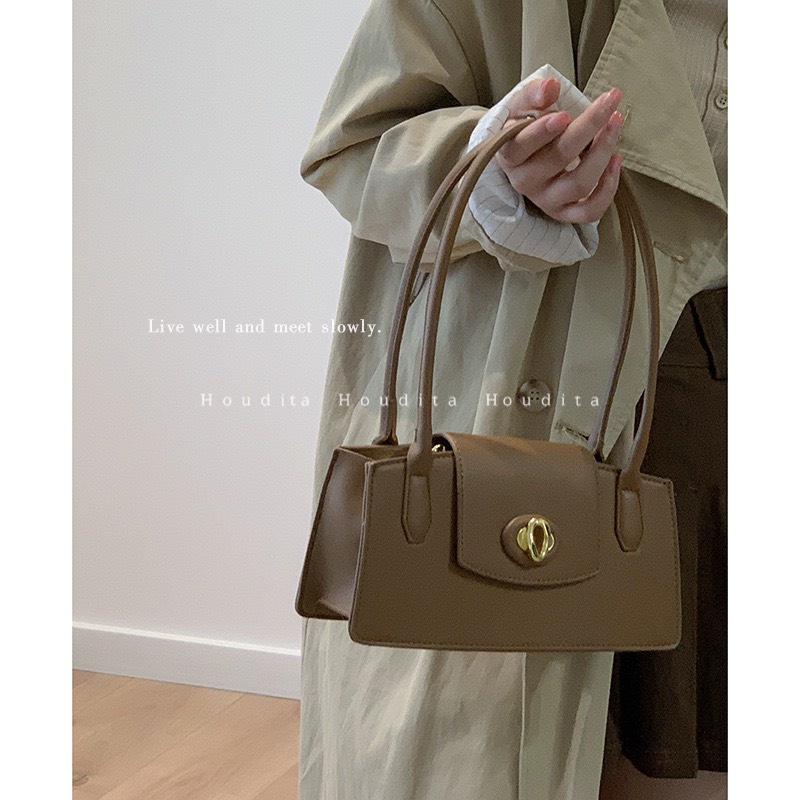 Túi Đeo Vai Nữ Da Trơn Xinh Xắn Thời Trang Dự Tiệc Đi Chơi Phong Cách Cá Tính - HOUDITA - STXCTB063