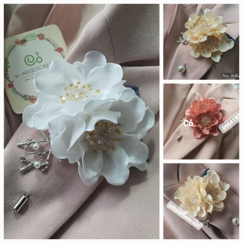 Hoa cài áo handmade