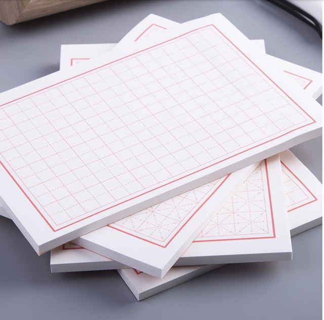 Giấy note xé dán luyện chữ Hán