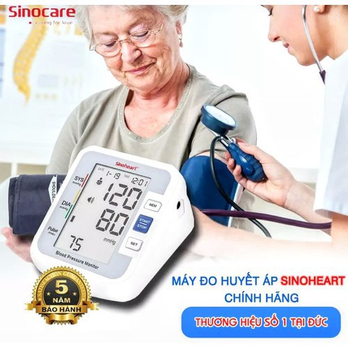 Máy đo huyết áp bắp tay tự động Omron HEM-7124 có giọng nói hướng dẫn tiếng việt