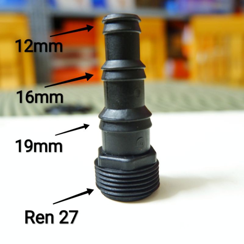 Chân nối ống mềm 3 tầng ren 27, 34, 48 Aquamate