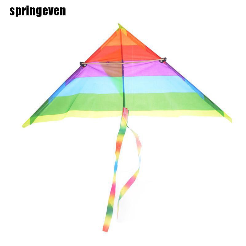 1 Diều Đồ Chơi Màu Cầu Vồng Không Có Thanh Và Dây Điều Khiển Cho Bé
