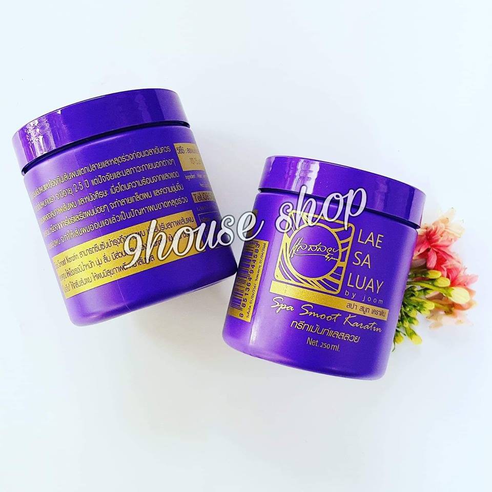 01 Hủ Ủ Tóc Lụa Keratin Lae Sa Luay Thái Lan 250ml