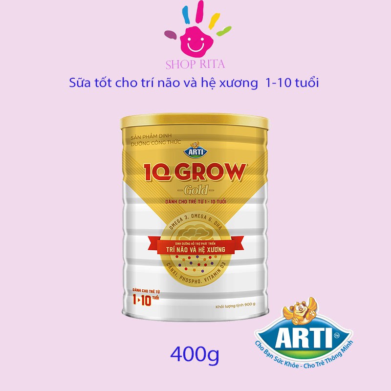 (Siêu khuyến mãi) Sữa Arti IQ Grow Gold 900g - NPP chính hãng