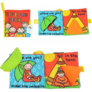 Ninikids: Sách vải Hide and seek. Dạng 3D