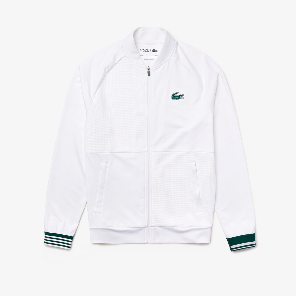 Áo Khoác Lacoste_White Black 13773