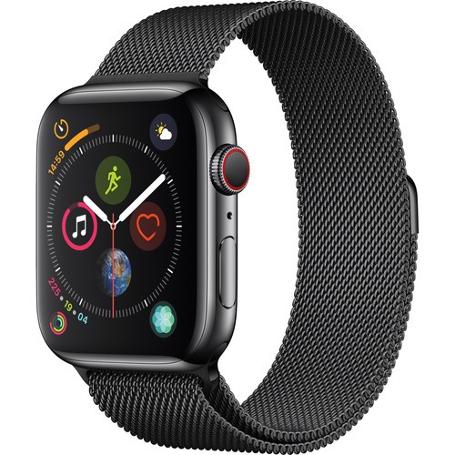 Đồng Hồ APPLE WATCH 4-44MM-GPS+LTE (STAINLESS STEEL CASE WITH SPACE BLACK MILANESE LOOP