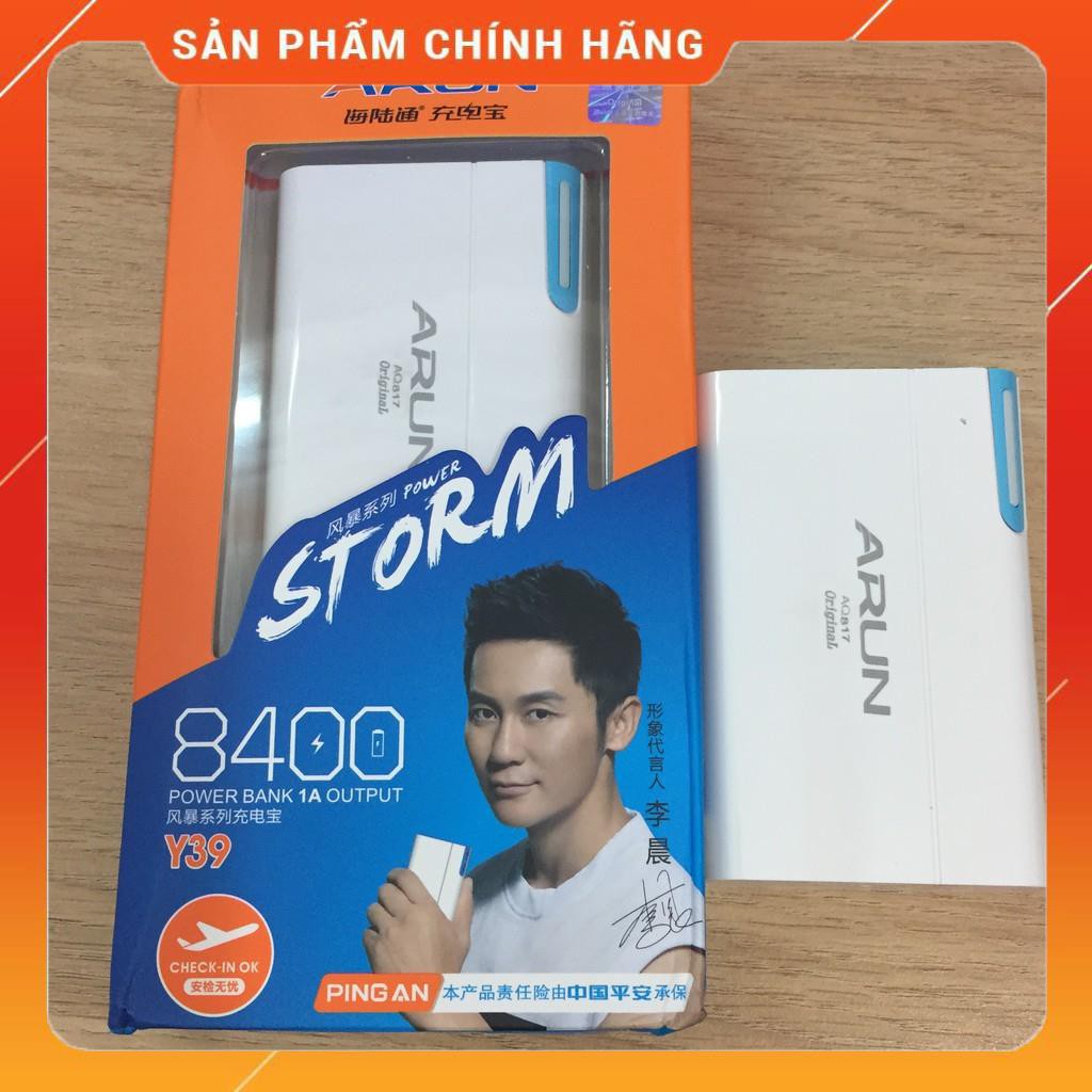 Sạc Pin Dự Phòng 8400mAh Chính Hãng 2 Cổng USB Sạc Nhanh - Y39